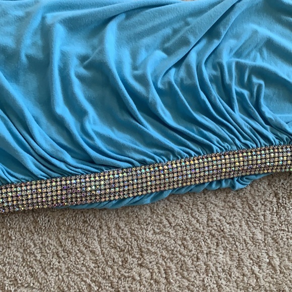 Sexy Sky mini dress with rhinestones - Picture 5 of 5